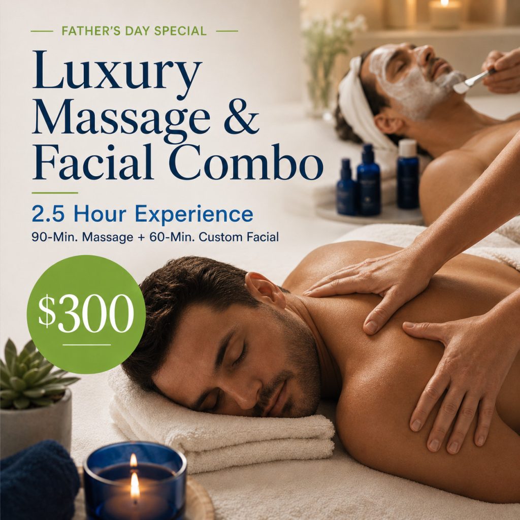 2.5 Hour Massage & Facial Combo
